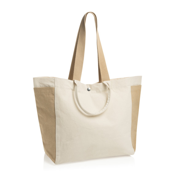 Sac publicitaire shopping en toile recyclée 400 g/m² BEAU AWARE™