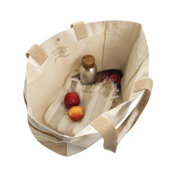 Sac publicitaire shopping en toile recyclée 400 g/m² BEAU AWARE™