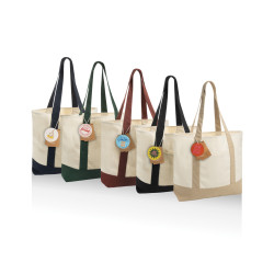 Sac publicitaire cabas 350gsm en coton recyclé AWARE™ SHOP LOCAL
