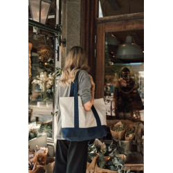 Sac publicitaire cabas 350gsm en coton recyclé AWARE™ SHOP LOCAL