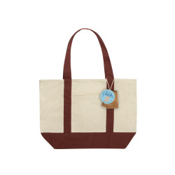 Sac publicitaire cabas 350gsm en coton recyclé AWARE™ SHOP LOCAL