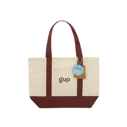 Sac publicitaire cabas 350gsm en coton recyclé AWARE™ SHOP LOCAL
