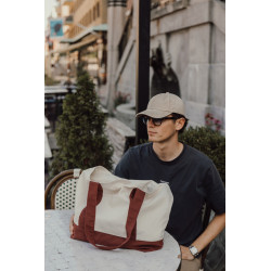 Sac publicitaire cabas 350gsm en coton recyclé AWARE™ SHOP LOCAL