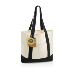 Sac publicitaire cabas 350gsm en coton recyclé AWARE™ SHOP LOCAL