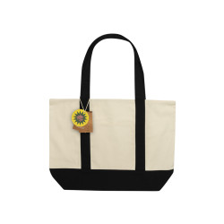 Sac publicitaire cabas 350gsm en coton recyclé AWARE™ SHOP LOCAL