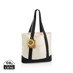 Sac publicitaire cabas 350gsm en coton recyclé AWARE™ SHOP LOCAL