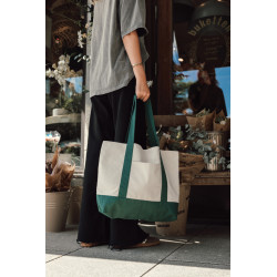 Sac publicitaire cabas 350gsm en coton recyclé AWARE™ SHOP LOCAL