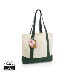 Sac publicitaire cabas 350gsm en coton recyclé AWARE™ SHOP LOCAL