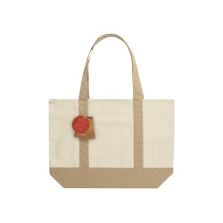 Sac publicitaire cabas 350gsm en coton recyclé AWARE™ SHOP LOCAL