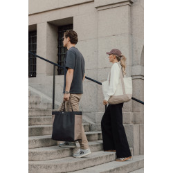 Sac publicitaire cabas 350gsm en coton recyclé AWARE™ SHOP LOCAL