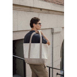 Sac publicitaire cabas 350gsm en coton recyclé AWARE™ SHOP LOCAL
