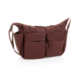 Sac publicitaire bandoulière en nylon recyclé RCS KENTO URBAN