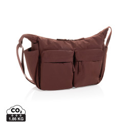 Sac publicitaire bandoulière en nylon recyclé RCS KENTO URBAN