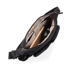 Sac publicitaire bandoulière en nylon recyclé RCS KENTO URBAN