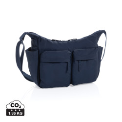Sac publicitaire bandoulière en nylon recyclé RCS KENTO URBAN