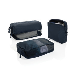 Lot publicitaire de cubes de rangement en nylon recyclé RCS KENTO URBAN