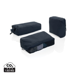 Lot publicitaire de cubes de rangement en nylon recyclé RCS KENTO URBAN
