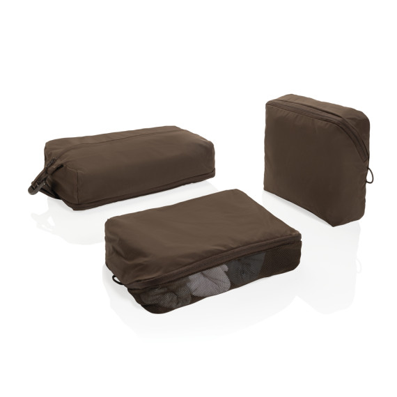 Lot publicitaire de cubes de rangement en nylon recyclé RCS KENTO URBAN