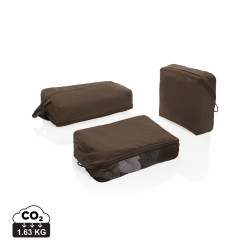 Lot publicitaire de cubes de rangement en nylon recyclé RCS KENTO URBAN