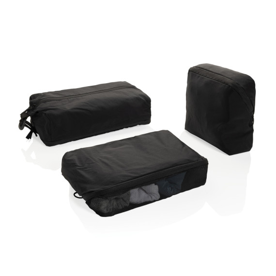 Lot publicitaire de cubes de rangement en nylon recyclé RCS KENTO URBAN