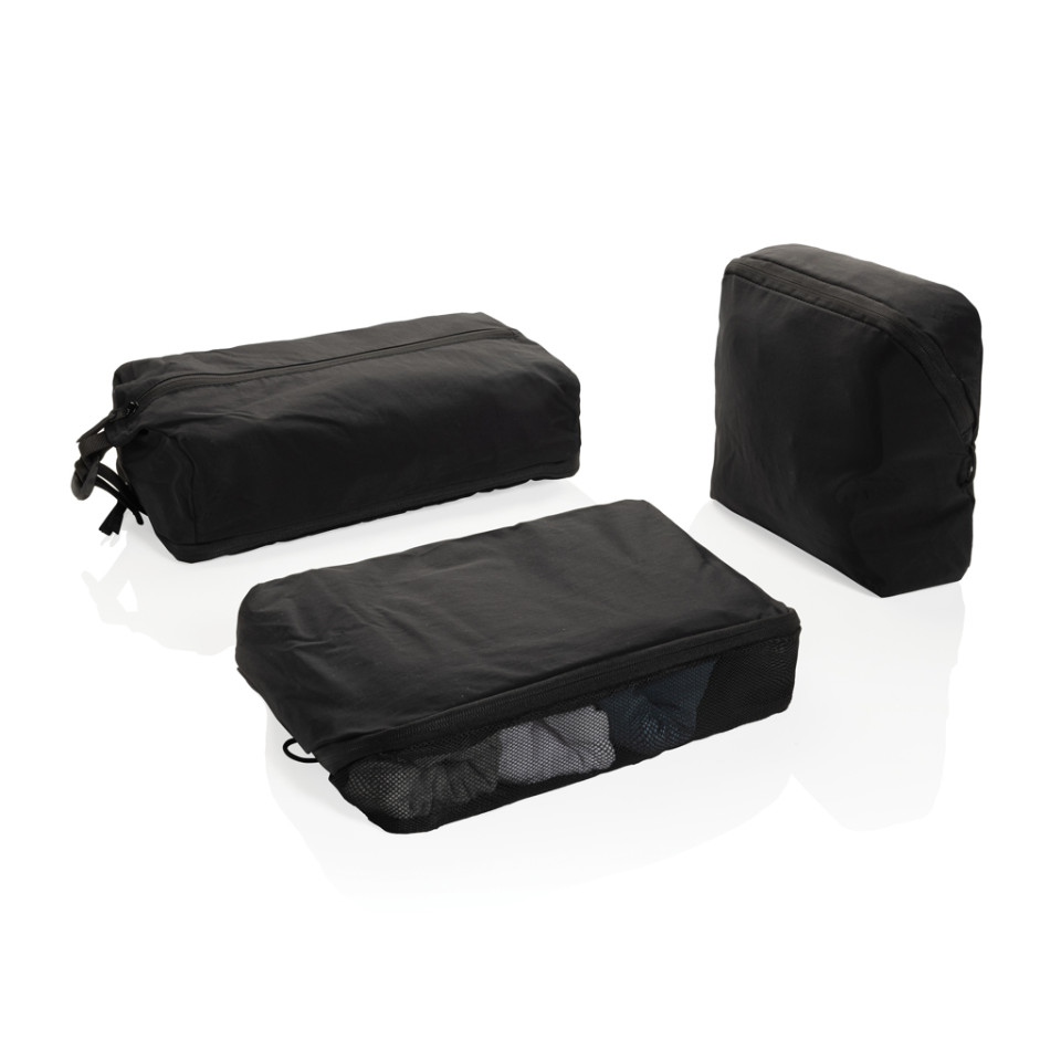 Lot publicitaire de cubes de rangement en nylon recyclé RCS KENTO URBAN