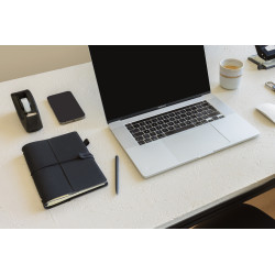 Carnet publicitaire de notes 3 en 1 rechargeable en PU Daily Notes Binder