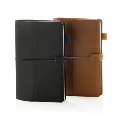 Carnet publicitaire de notes 3 en 1 rechargeable en PU Daily Notes Binder