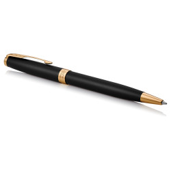 Stylo à bille publicitaire SONNET mat avec finitions en palladium Parker