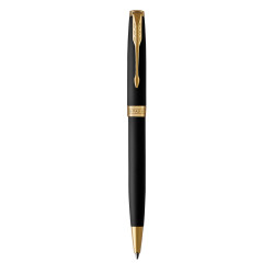 Stylo à bille publicitaire SONNET mat avec finitions en palladium Parker