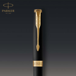 Stylo à bille publicitaire SONNET mat avec finitions en palladium Parker