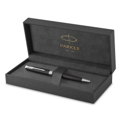 Stylo à bille publicitaire SONNET mat avec finitions en palladium Parker