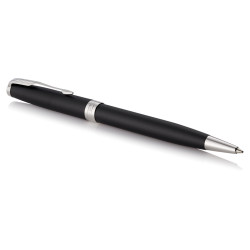 Stylo à bille publicitaire SONNET mat avec finitions en palladium Parker