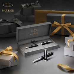 Stylo à bille publicitaire SONNET mat avec finitions en palladium Parker
