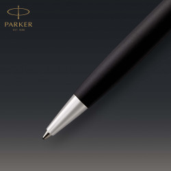 Stylo à bille publicitaire SONNET mat avec finitions en palladium Parker