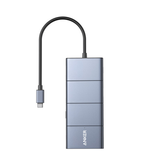 Hub publicitaire 11-en-1 avec USB-C et Power Delivery Anker PowerExpand