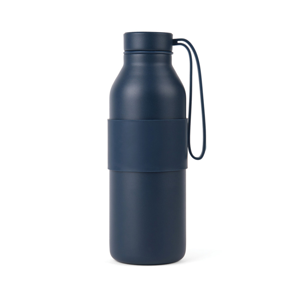 Bouteille publicitaire Iso avec dragonne 500ml Niro en acier RCS VINGA