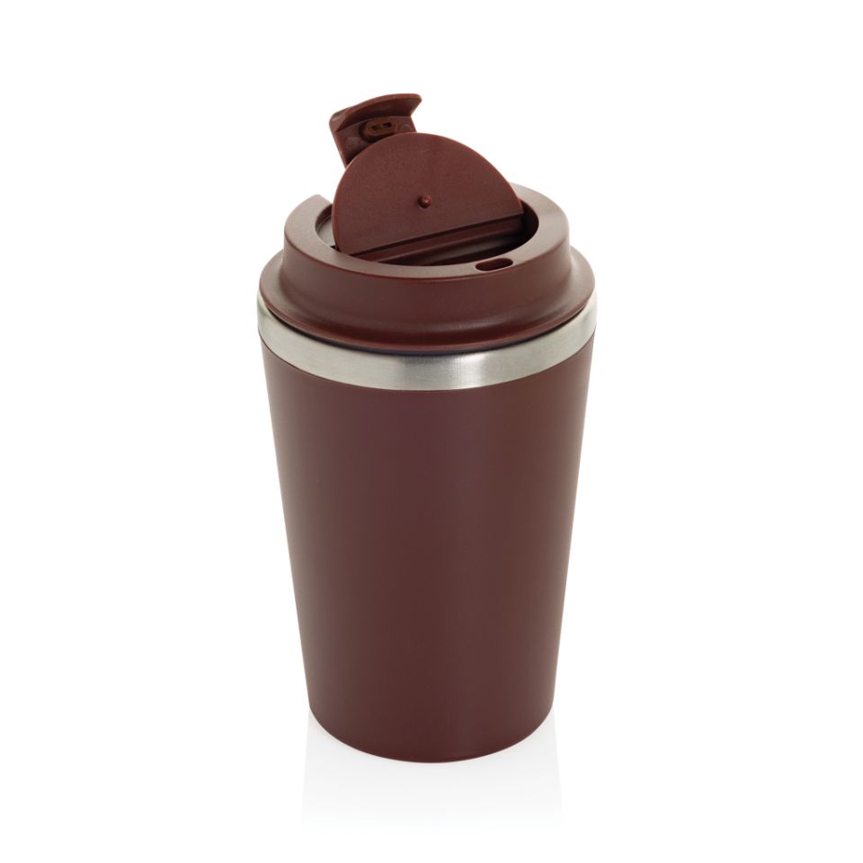 Mug publicitaire 350ml à double paroi en PP recyclé RCS Java