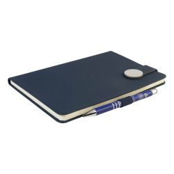 Carnet A5 personnalisé en PU recyclé avec fermeture magnétique