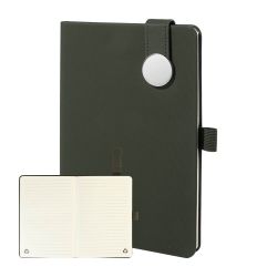 Carnet A5 personnalisé en PU recyclé avec fermeture magnétique