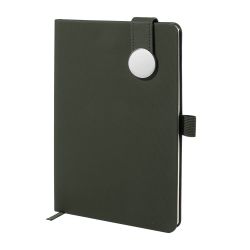 Carnet A5 personnalisé en PU recyclé avec fermeture magnétique