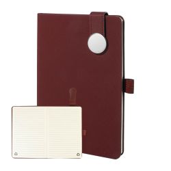 Carnet A5 personnalisé en PU recyclé avec fermeture magnétique