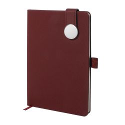 Carnet A5 personnalisé en PU recyclé avec fermeture magnétique