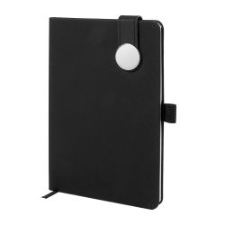 Carnet A5 personnalisé en PU recyclé avec fermeture magnétique
