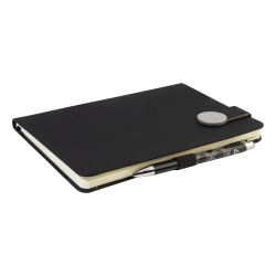 Carnet A5 personnalisé en PU recyclé avec fermeture magnétique