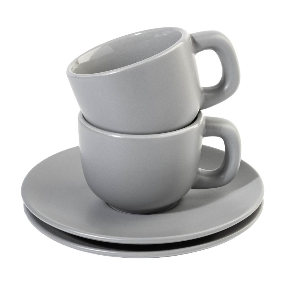 Set de tasses personnalisée expresso en céramique 85 ml