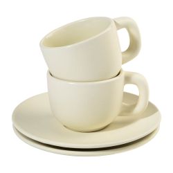 Set de tasses personnalisée expresso en céramique 85 ml