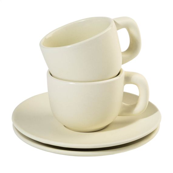 Set de tasses personnalisée expresso en céramique 85 ml