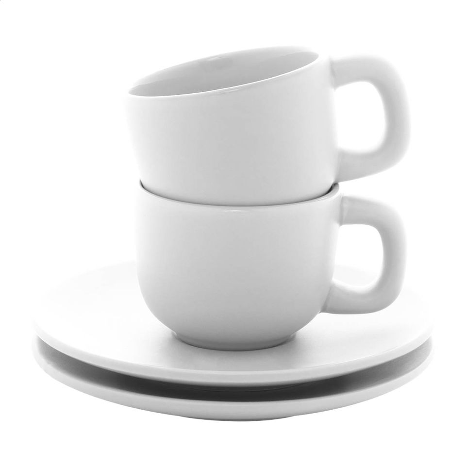 Set de tasses personnalisée expresso en céramique 85 ml