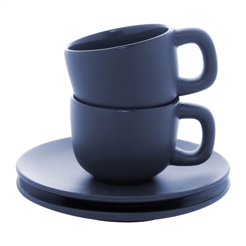 Set de tasses personnalisée expresso en céramique 85 ml