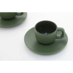 Set de tasses personnalisée expresso en céramique 85 ml